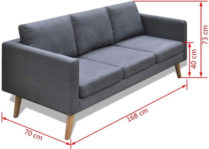 Image du produit vidaXL Sofa (3 places)
