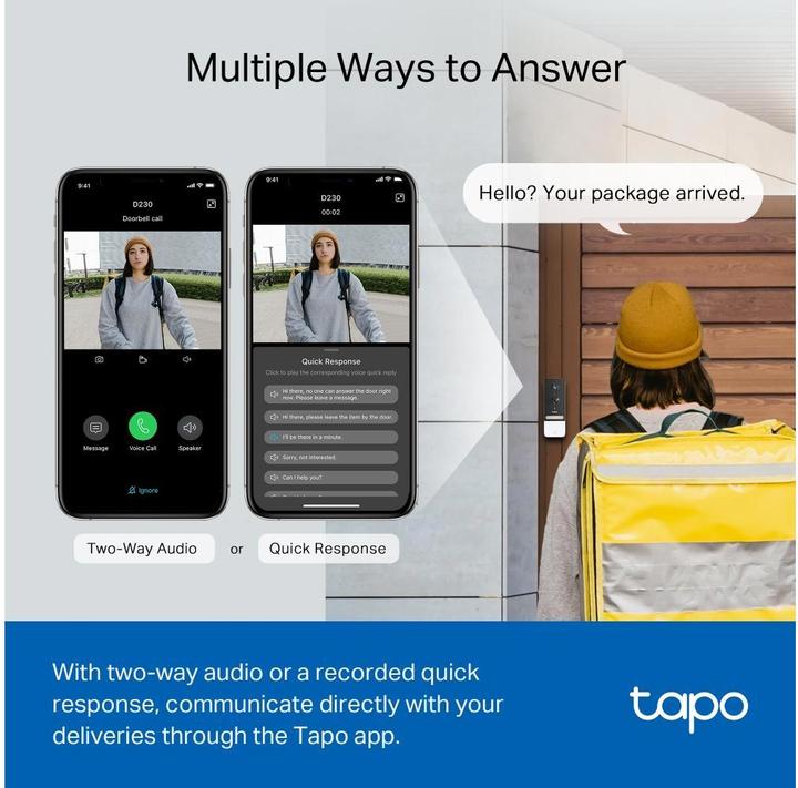 Image du produit TP-Link Tapo D230S1 (Ethernet, WiFi)