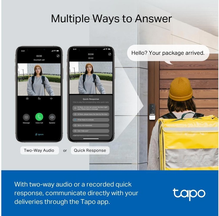 Image du produit TP-Link Tapo D230S1 (Ethernet, WiFi)