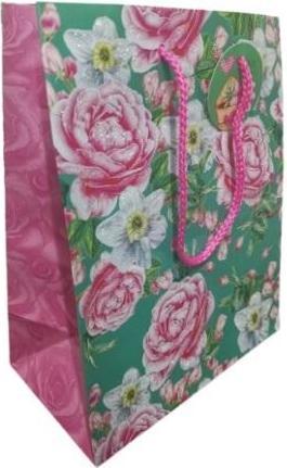 Produktbild Fresh Dekobeutel 35x37x12cm Glitzerrosen