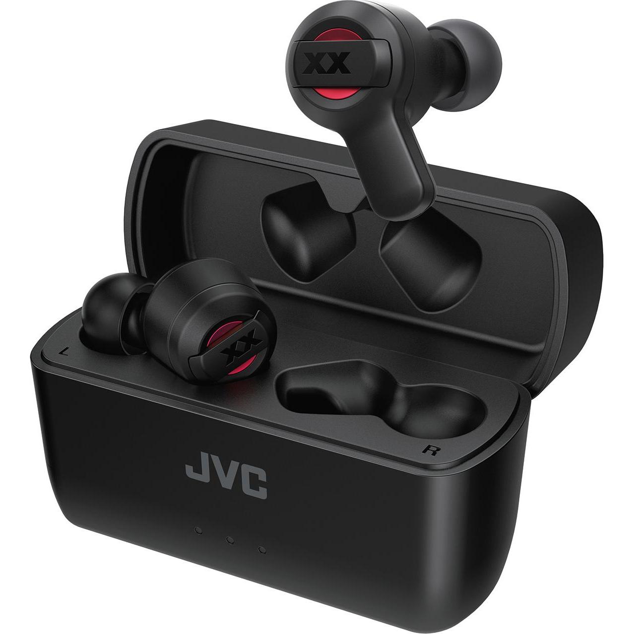 JVC HA-XC62T (ANC, 7 h, Kabellos), Kopfhörer, Rot, Schwarz