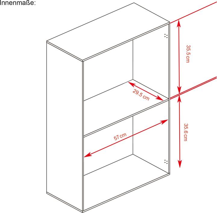 Actual product image HTI-Line Chest of drawers (60 x 30.50 x 77 cm)