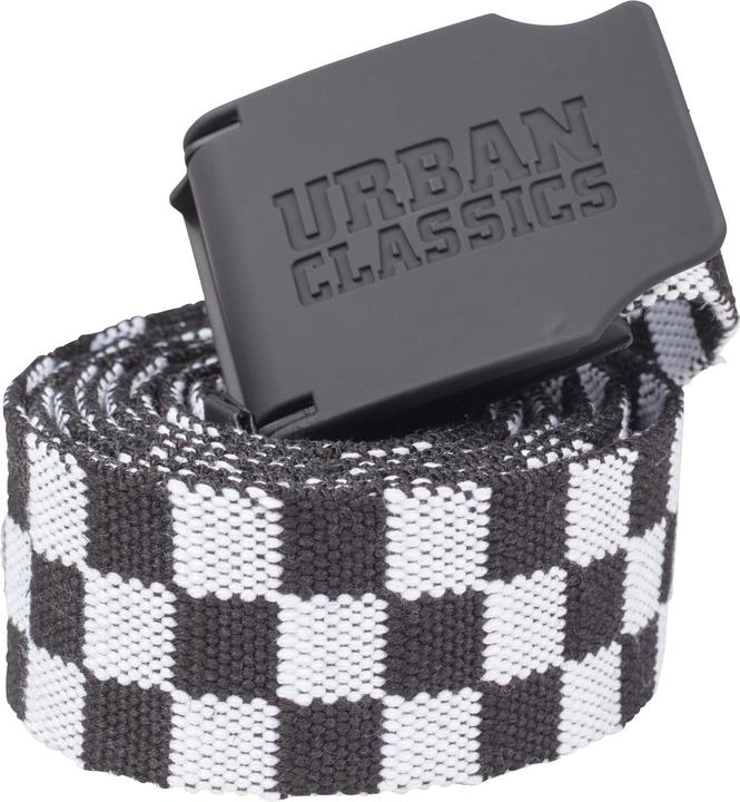 Actual product image Urban Classics UC Canvas Belt Checkerboard 150cm (One size)