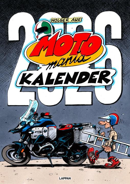 Actual product image MOTOmania Kalender 2026: Monatskalender im Grossformat (42 x 59 cm, Hardcover, German)