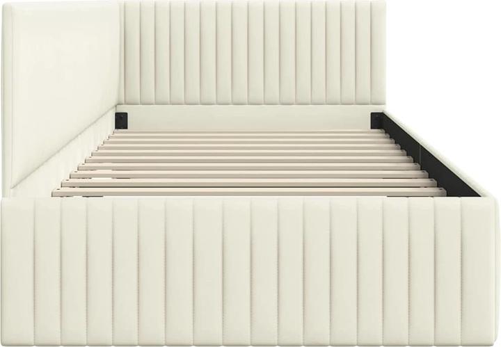 Actual product image vidaXL Samtbettgestell (100 x 200 cm)