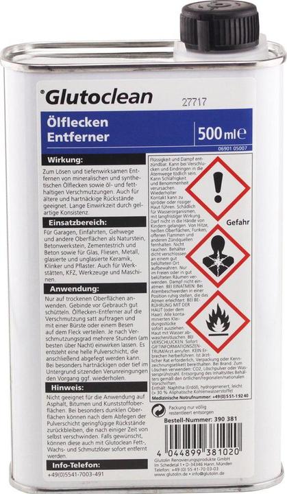 Produktbild Glutoclean Ölflecken Entferner