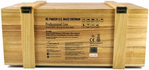 Productafbeelding Heng Long Tank Sherman U.S. M4A3 2.4 GHz (RTR Gereed voor gebruik)