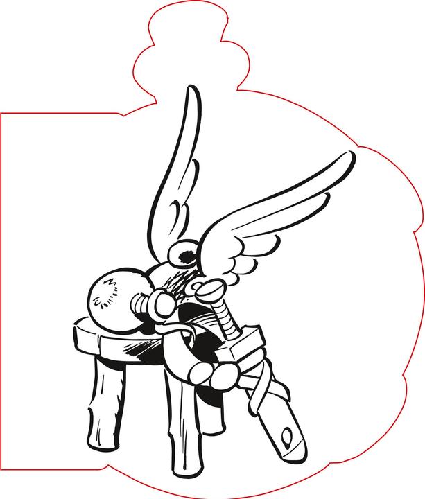 Actual product image Clairefontaine Asterix Colouring Pad