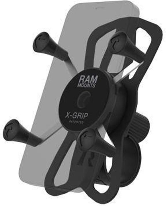 RAM Mounts Tough -Strap Phone Holder Universal Small For Bicycle/Motor/Scooter - Black