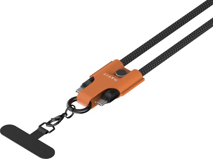 Actual product image Havit CB6344 - Ladekabel 1 2 m (schwarz/grau/braun) (1.20 m, 60 W)