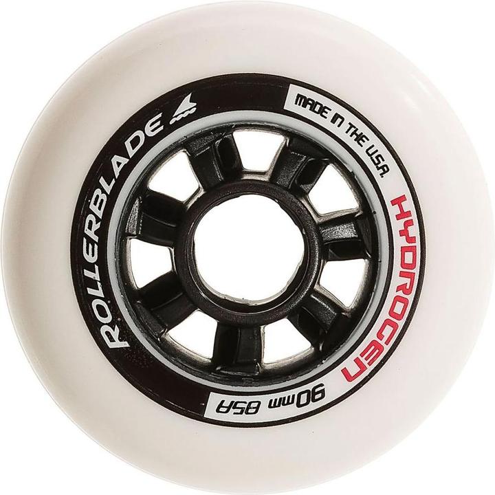 Actual product image Rollerblade Inline skates wheels complete set Hydrogen 90/85A, 8 wheels (90 mm, 85A)
