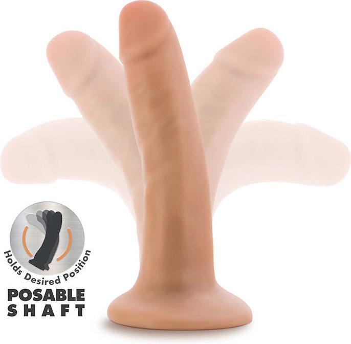 Produktbild Blush Novelties Dr. Skin Plus - 5 Inch Realistic Posable Dildo - Suction Cup Base for Hands Free Pla