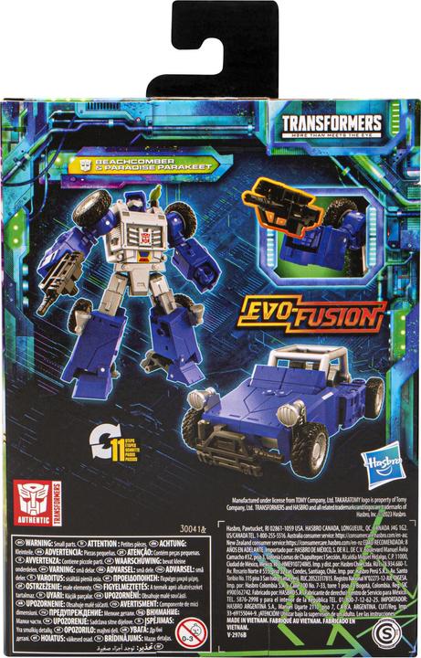 Produktbild Hasbro Transformers Generations Legacy Evolution Deluxe Class figurine Beachcomber & Paradise Parakeet 14 c