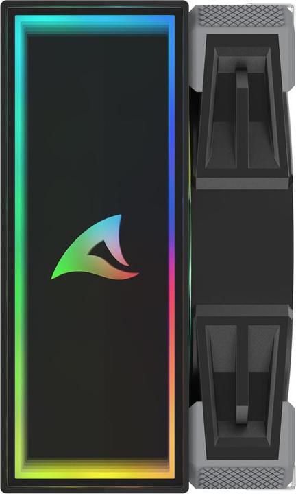 Produktbild Sharkoon A40 RGB Black Air Cooler (159 mm)