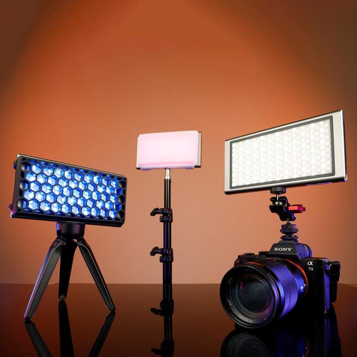 Actual product image Falcon Eyes RGB LED lamp PockeLite F7 II