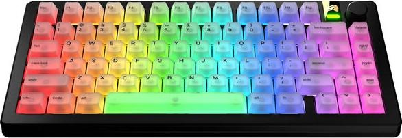 Immagine prodotto Glorious Tastiere Polychroma V2, layout ANSI (US), policarbonato, stampa UV - trasparente