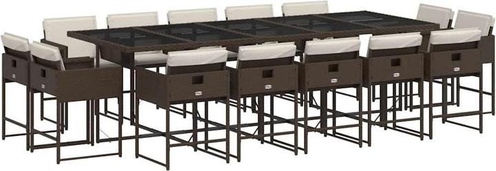 Brown and cream white