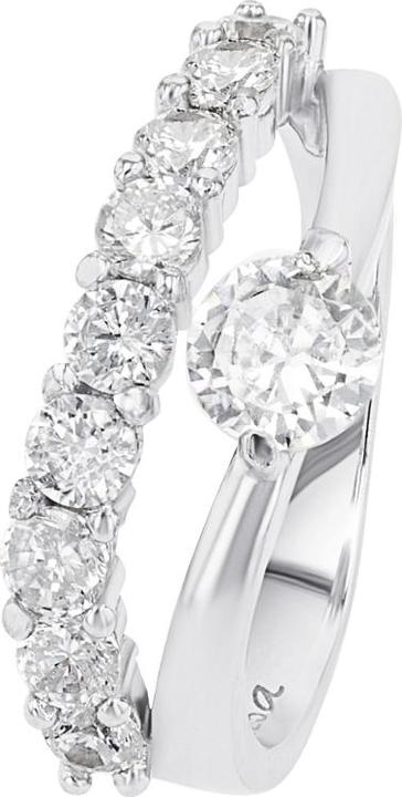 Immagine prodotto Amor Ringe für Damen, 925 Sterling Silber, Zirkonia synth. (52, 925 Argento)