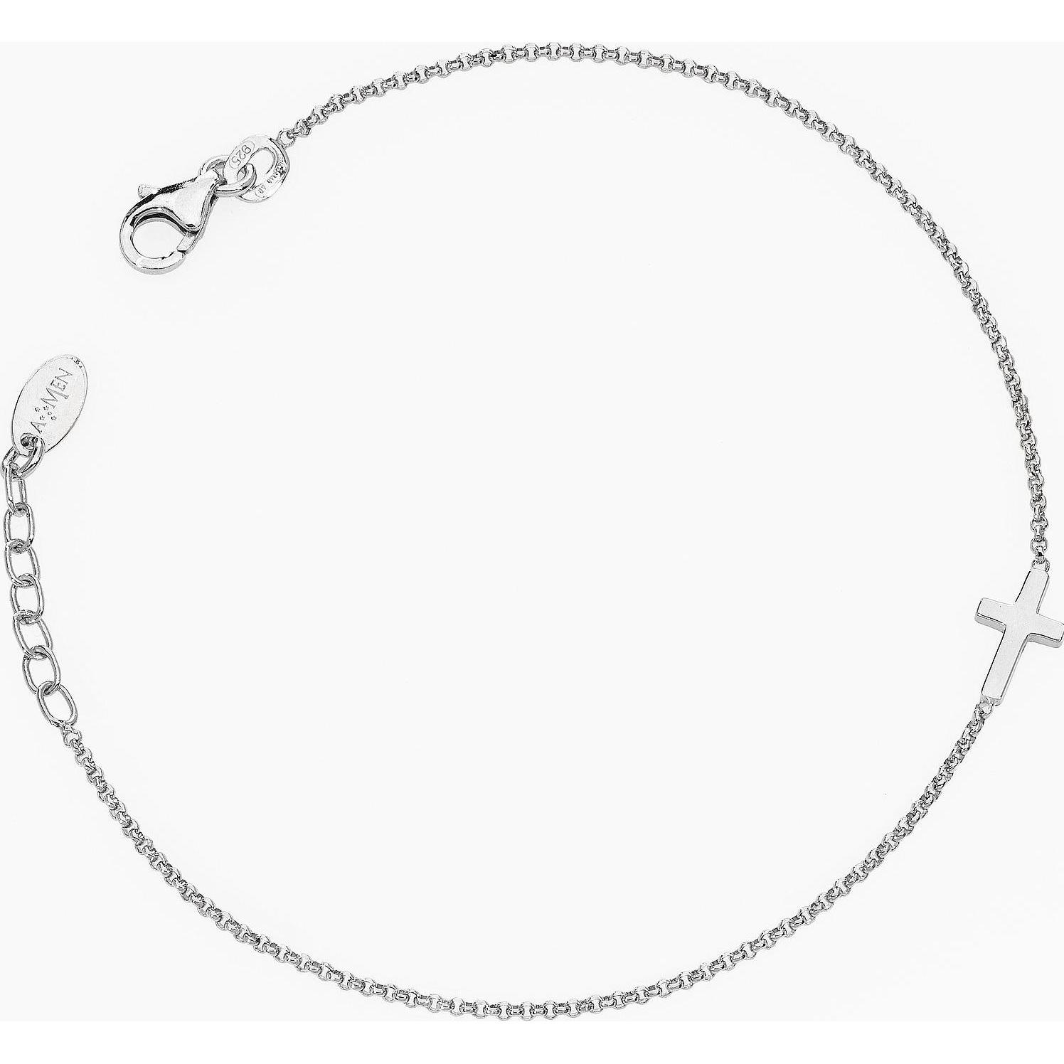 Amen, Armschmuck, Pray & Love Cross Armband, (17.50 cm, 925er Silber)