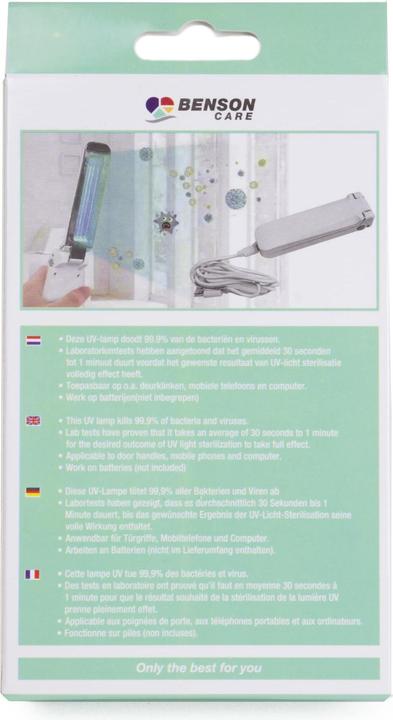 Benson Care UV-C-Lampendesinfektion