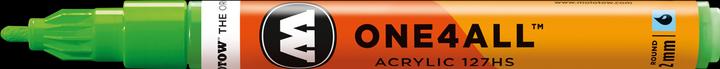 Image du produit Molotow Marqueur permanent One4All 127 HS rechargeable 2mm vert fluo (vert fluo, 2 mm, 1 x)
