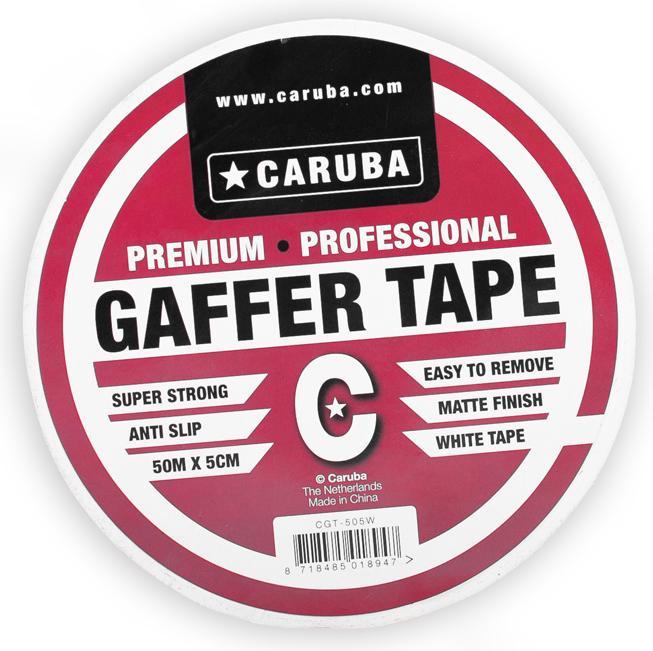 Immagine prodotto Caruba Nastro Gaffer 50m x 5cm bianco (50 mm)