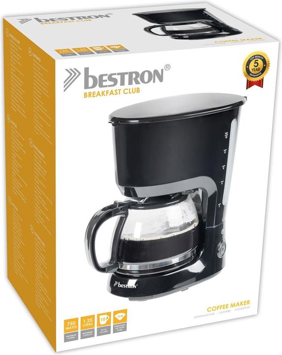 Actual product image Bestron Coffee maker