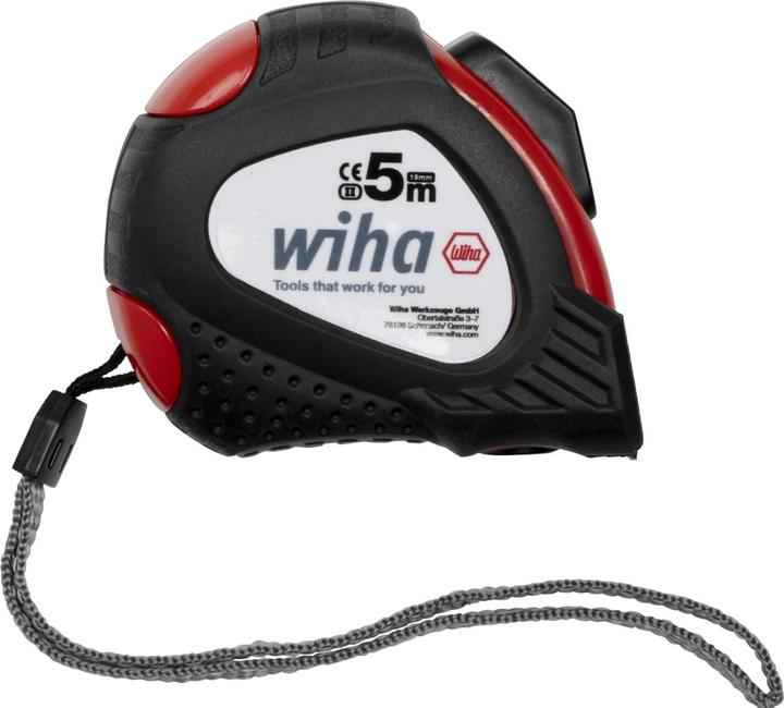 Actual product image Wiha 24666 Measuring tape 5m with belt clip (5 m)