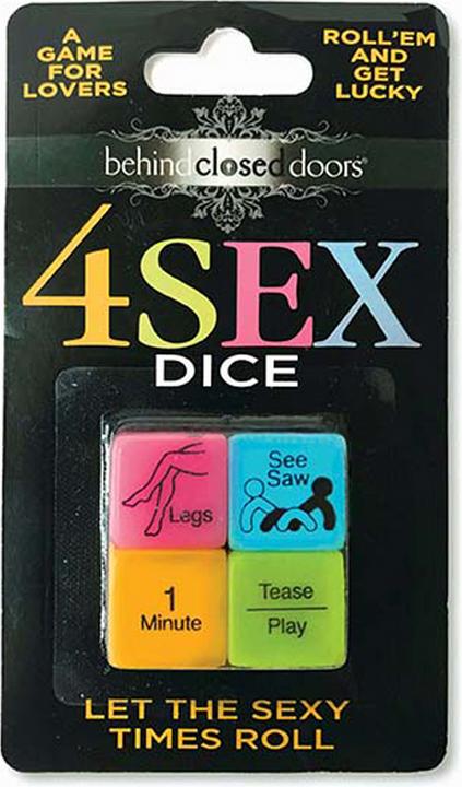 Productafbeelding Little Genie Productions 4 Sex Dobbelstenen (Diverse)