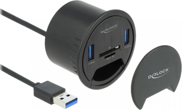 Produktbild Delock Hub 2 x USB 3,2 Gen 1 (USB-A, 2 Ports)
