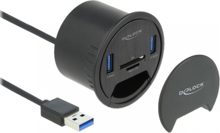 Produktbild Delock Hub 2 x USB 3,2 Gen 1 (USB-A, 2 Ports)