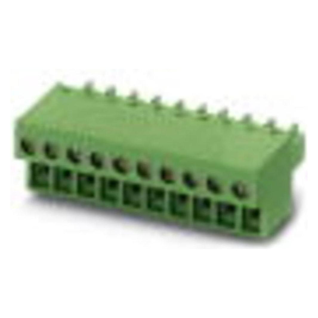 Phoenix Contact Verde Cavo Di Alloggiamento Della Presa Front-Mc No. Di Poli Totale 11 Spaziatura: 3,81 Mm 1850754 50 Pz., Cavo + Spina Elettrica,