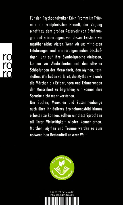 Produktbild Märchen, Mythen, Träume (Deutsch, Erich Fromm, 1981)