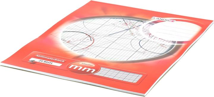 Image du produit Landré A4 bloc millimétré collé en tête (A4)