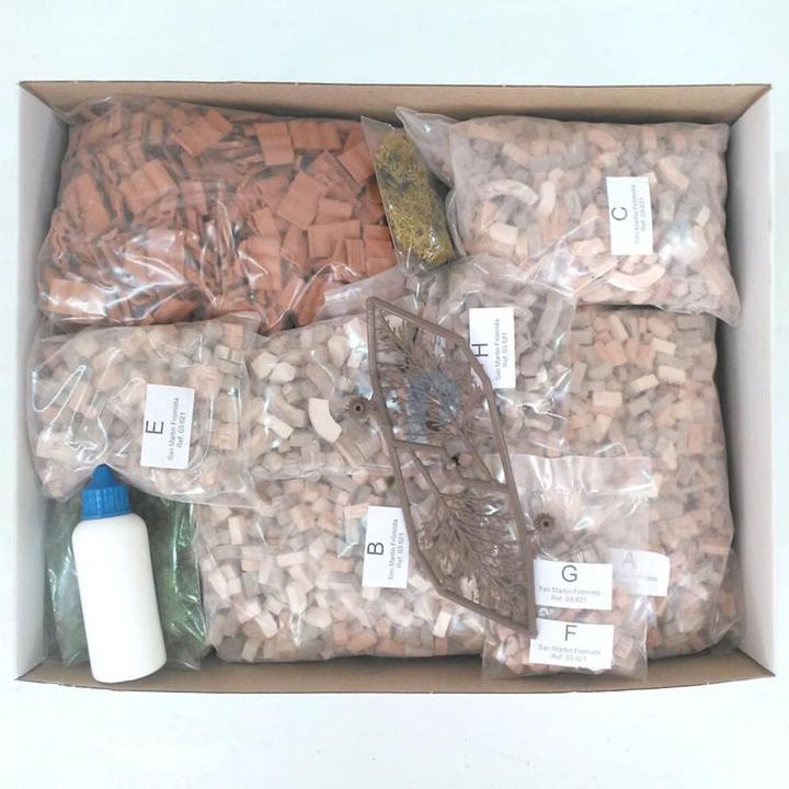 Produktbild Block Cuit. 3D Keramik-Modelbausatz -Kirche San Martín de Frómista (33 x 25 x 52 cm)