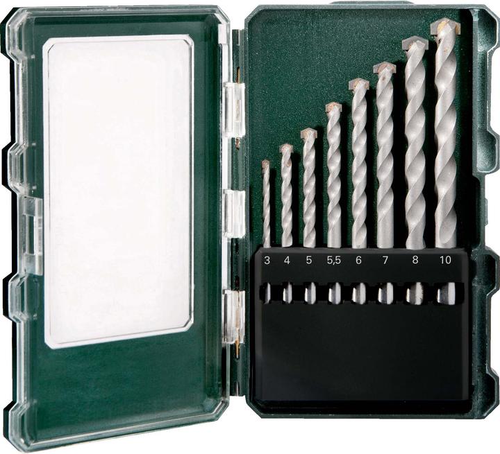 Produktbild Metabo Steinbohrerkassette (6 mm, 5.5 mm, 10 mm, 7 mm, 3 mm, 5 mm, 8 mm, 4 mm)