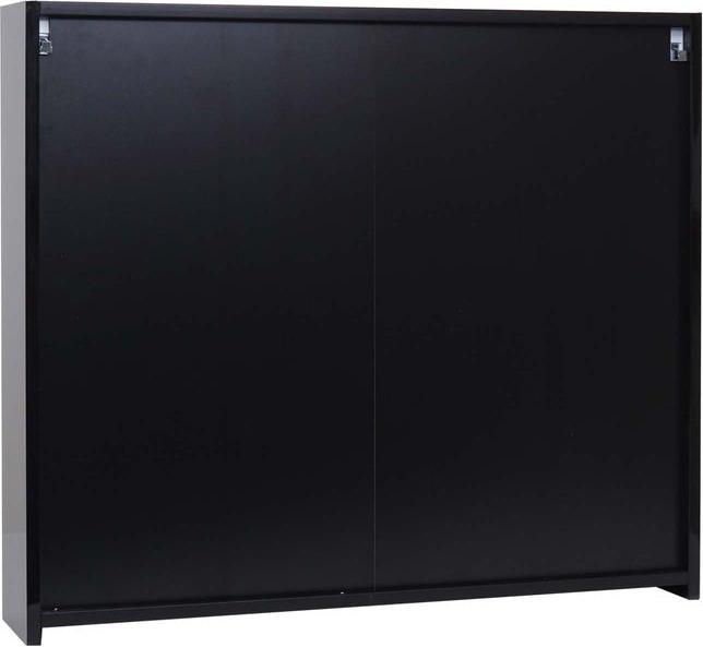 Image du produit Mendler Armoire de toilette HWC-B19b, haute brillance 70x80x16cm, noir (70 x 60 x 16 cm)
