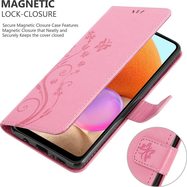 Produktbild Cadorabo Flower Book Cover (Samsung Galaxy A32)