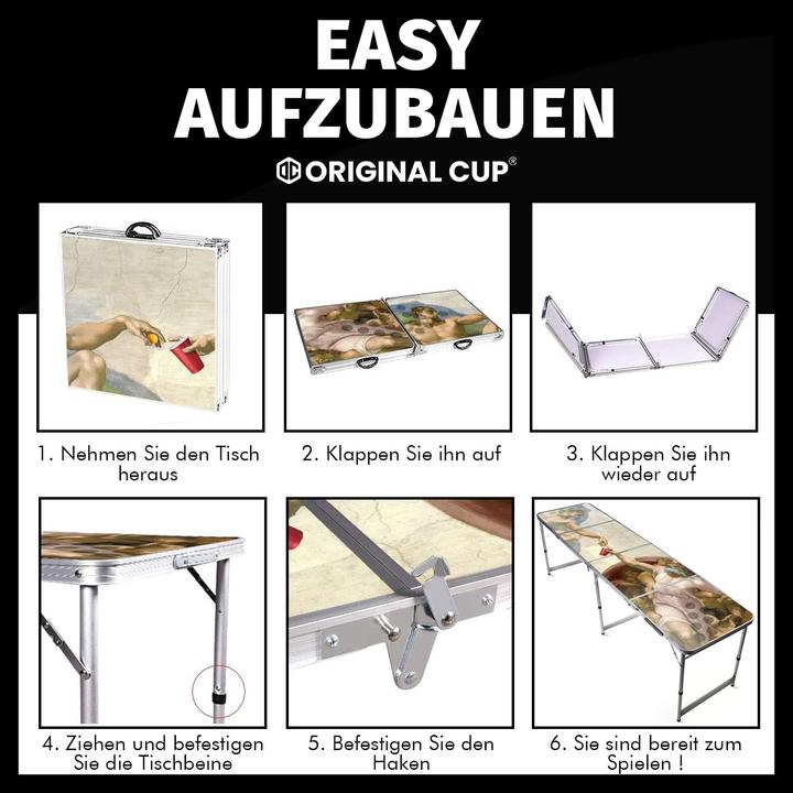 Produktbild Beer Pong Klappbarer Tisch