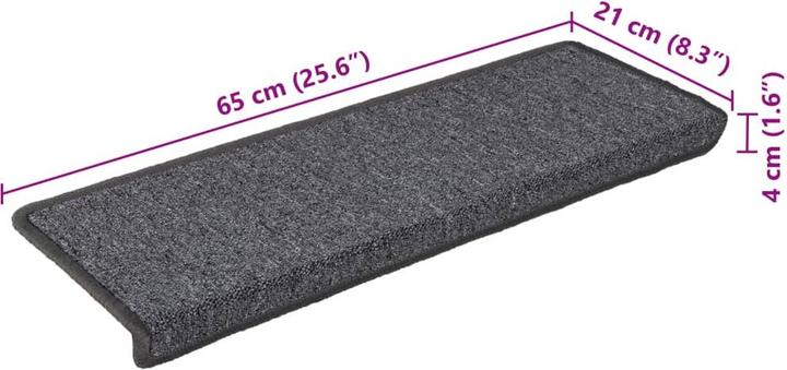 Immagine prodotto vidaXL Treppenmatte (65 x 21 cm)