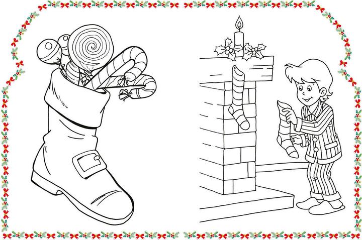 Actual product image Father Christmas Colouring Book