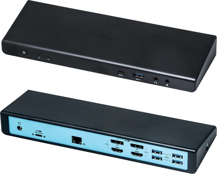 Actual product image i-tec USB 3.0 / USB-C / Thunderbolt 3 Dual 4K Dock (USB-C, 5 Ports)