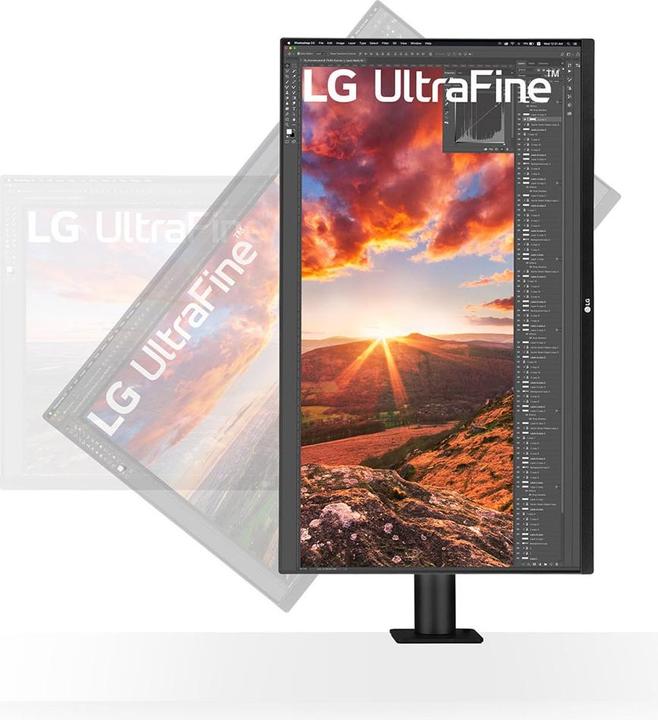Produktbild LG 32UN880-B IPS Ergo Monitor DP 2xHDMI USB-C USB (3840 x 2160 Pixel, 31.50")