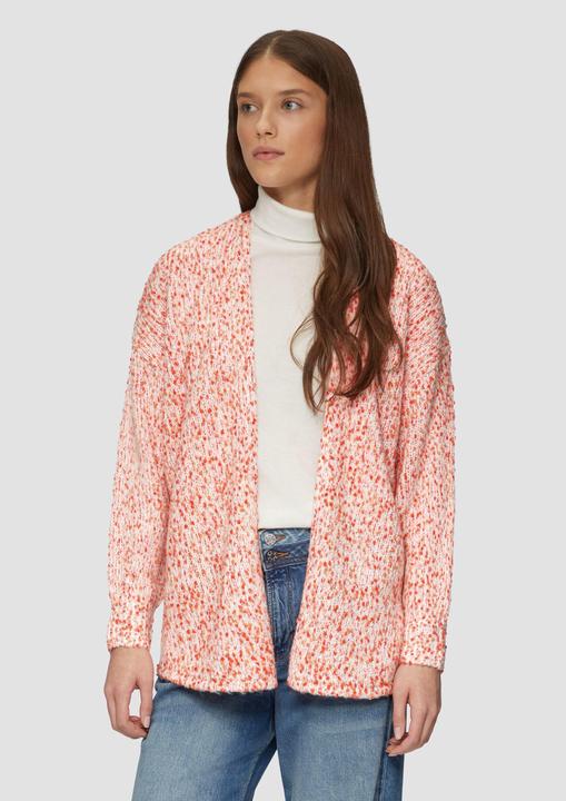 Produktbild s.Oliver Strickjacke Melierter Cardigan mit weiten Ärmeln im Relaxed Fit (44)