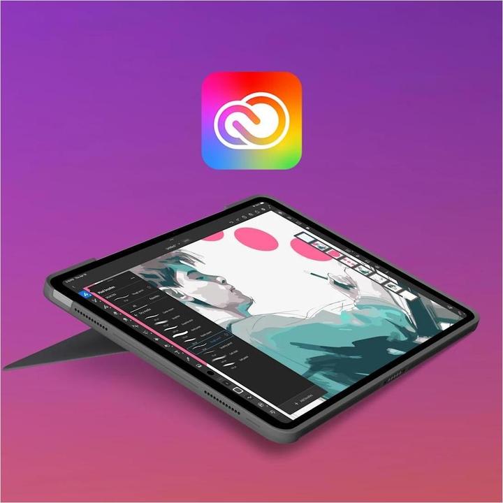 Actual product image Logitech Combo Touch (Eng. Int., Apple iPad Air 13 2024, Apple iPad Air 13 2025)
