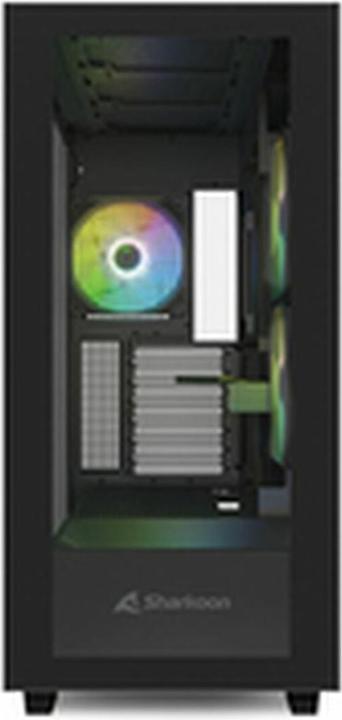 Actual product image Sharkoon Rebel C60 RGB ATX Black (ATX, mATX, Mini-ITX)