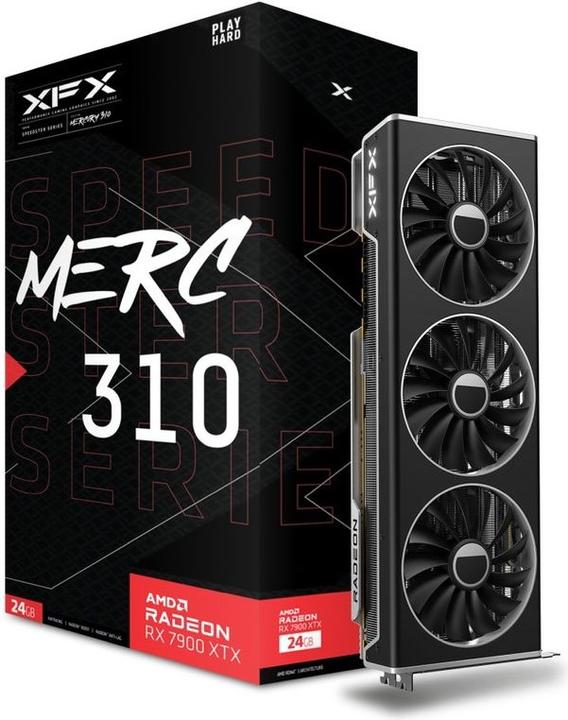 Produktbild XFX RADEON RX 7900 XTX MERC310 BLACK GAMING (24 GB)