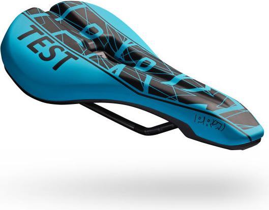 Actual product image PRO Bike Gear Test saddle MSN 1.3 Enduro, blue, stainless steel frame, 142mm