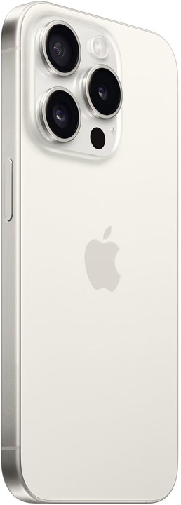 Actual product image Apple iPhone 15 Pro (256 GB, White titanium, 6.10", SIM + eSIM, 48 Mpx, 5G)