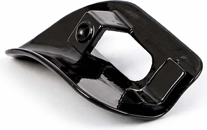Actual product image Wiltec Sun Visor Pivot Trim Cap compatible with Mercedes SL R129 W124 black metal mount cap Right Side